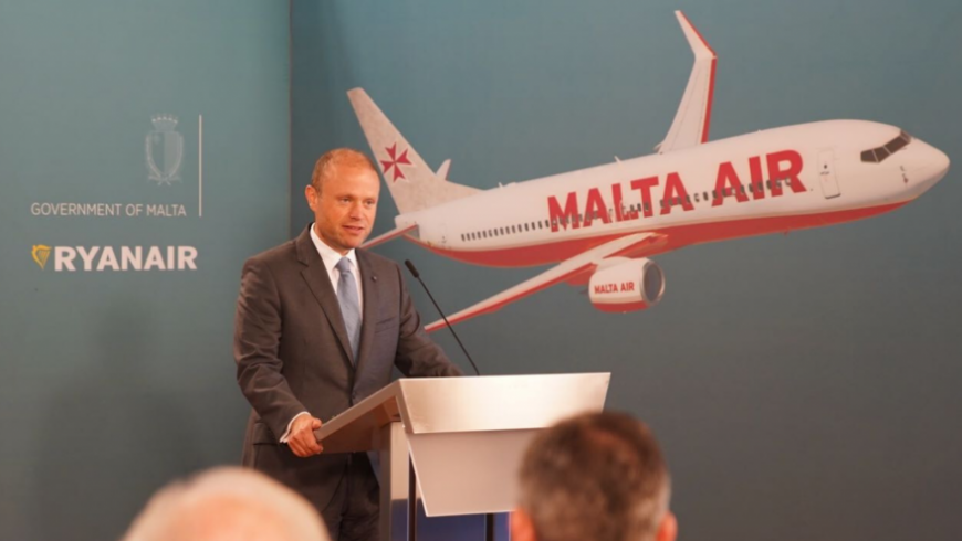 PRIME MINISTER JOSEPH MUSCAT LAUNCHES MALTA AIR AT CASTILLE