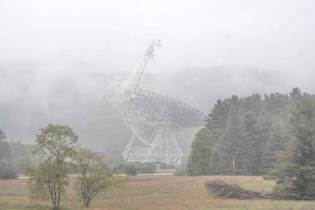 The Green Bank radio telescope  – photo by Joanna Demarco