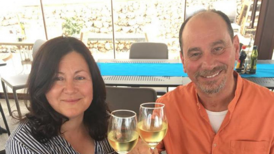 Godfrey Farrugia with his partner, and fellow PD MP Marlene Farrugia 