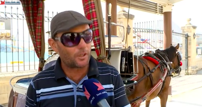 Kevin Debono, president of the association of karozzin rider