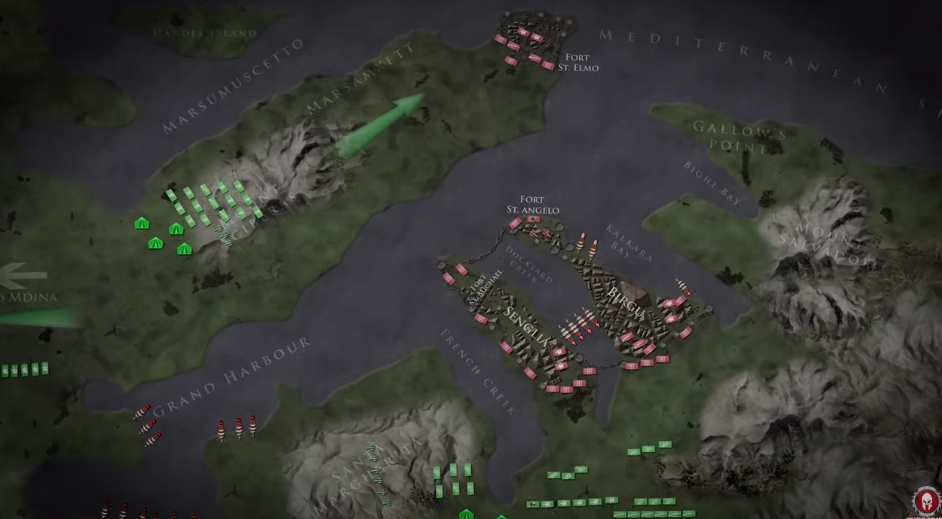 The battlefield in 1565