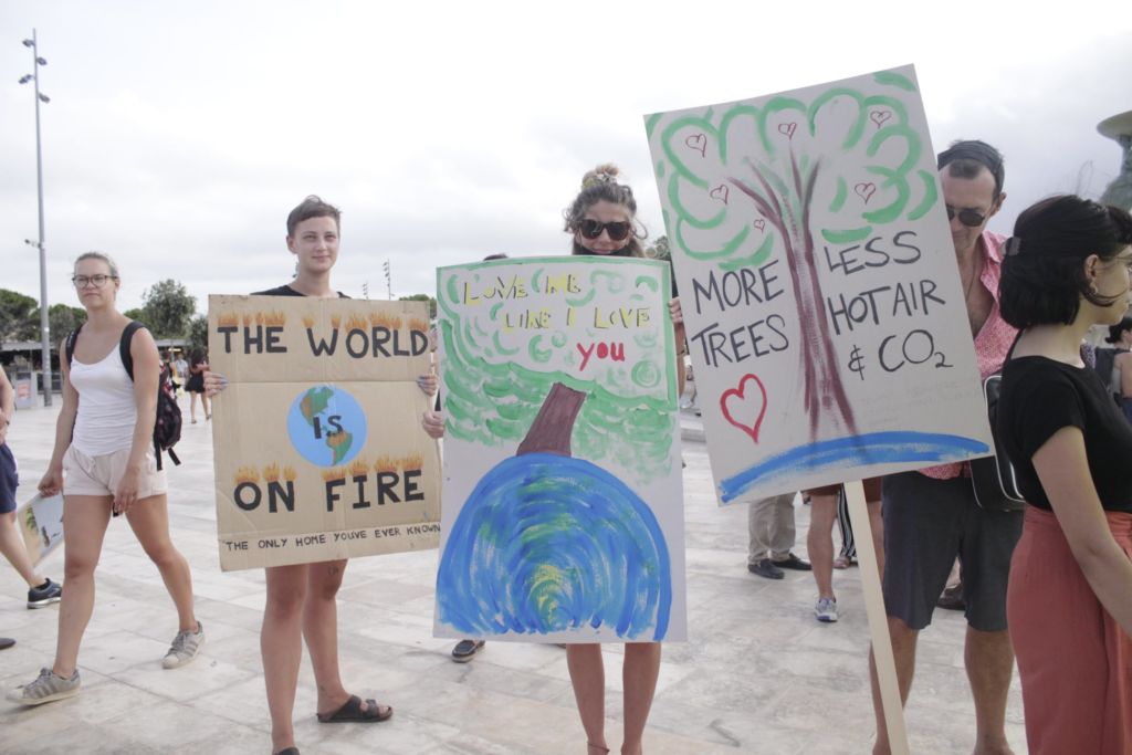 Extinction Rebellion Malta held its first protest in Valletta last week. Photo: Extinction Rebellion Malta 