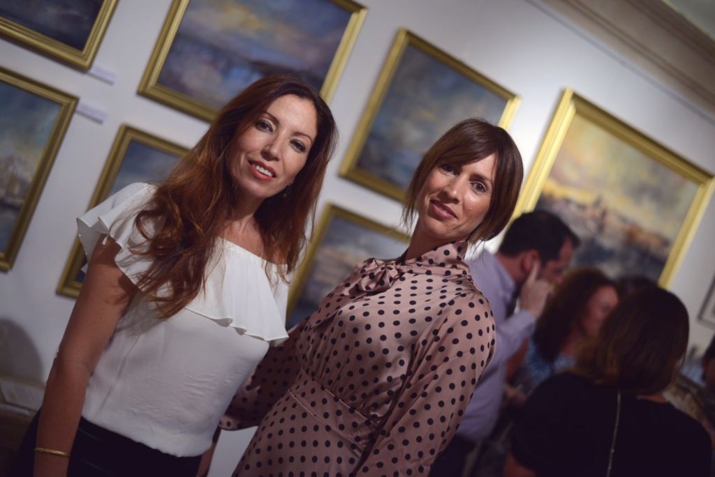 Left to right: Nickie Sultana Radojevic, Artist & Dr. Sabine Agius Cabourdin, Founder of Fidem Charity Foundation