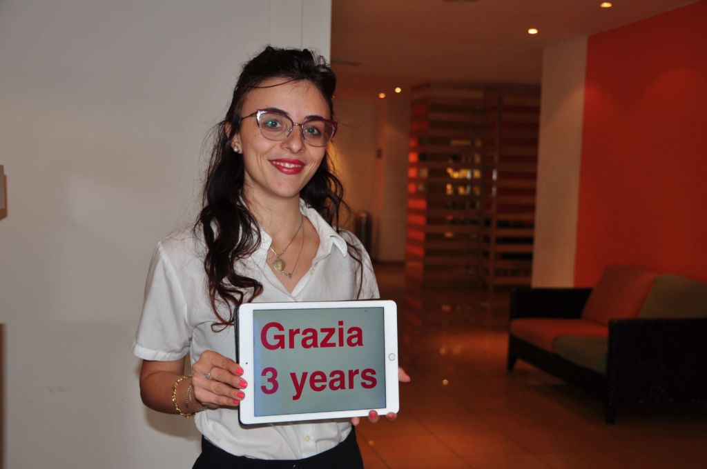 Grazia, 3 years @ the Mellieħa Bay Hotel