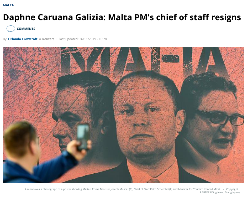 Screenshot from Euronews.