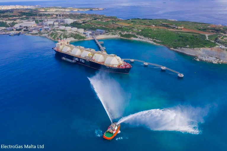 The ElectroGas power station (Photo: ElectroGas Malta) 