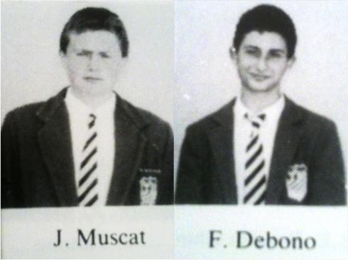 Joseph Muscat and Franco Debono as youths