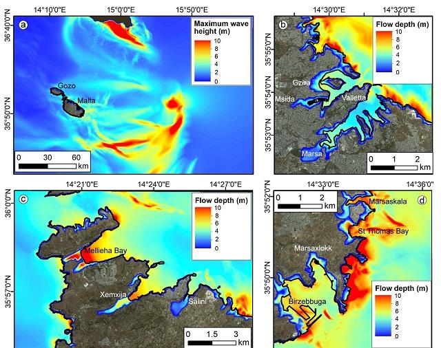 If A Tsunami Were To Actually Hit Malta, What Are The Towns That Could ...