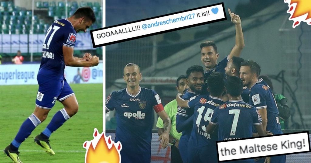 WATCH: 'Maltese King' Andre Schembri Nails A Header As Chennaiyin FC ...