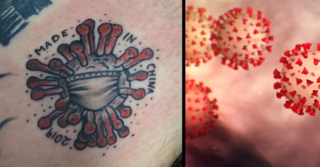 Fight Fire With Ink: Maltese Man Gets A Coronavirus Tattoo, Because Why Not?