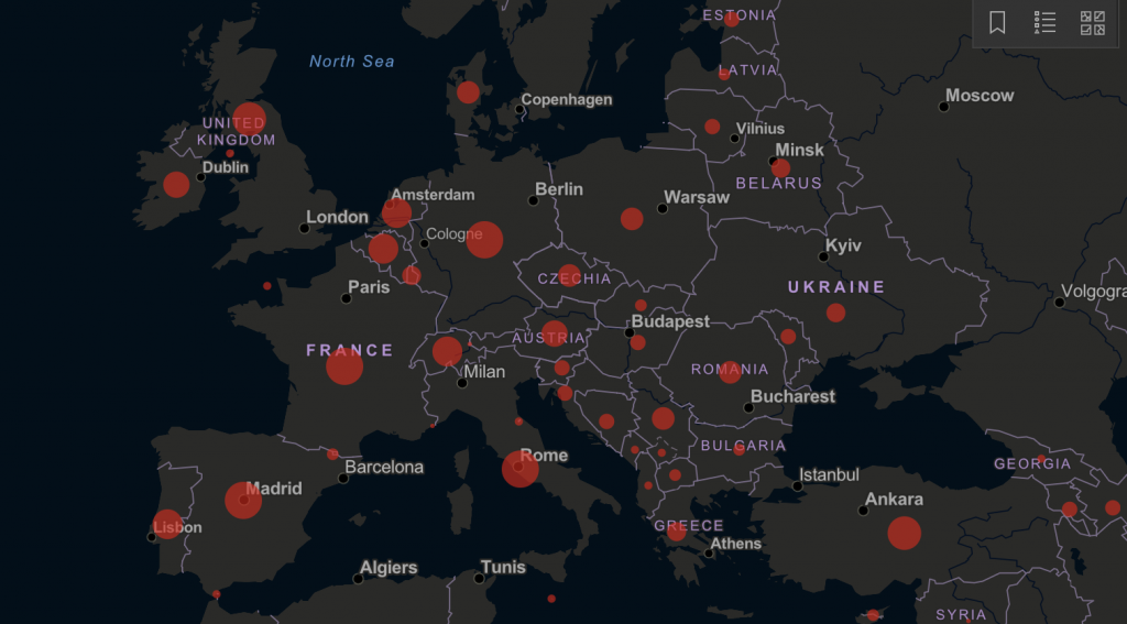 which countries have least cases of covid 19