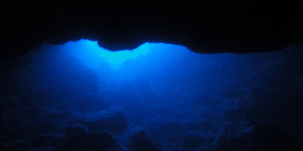 Even with a relatively empty beach, underwater was still the only respite on Comino