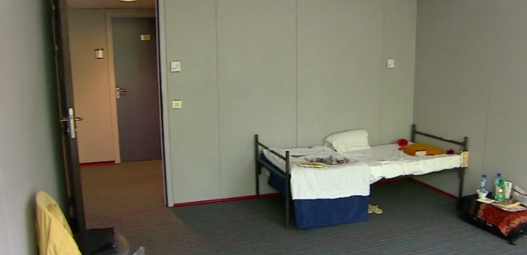 At the European Parliament's Kohl Building, offices turned into bedrooms 