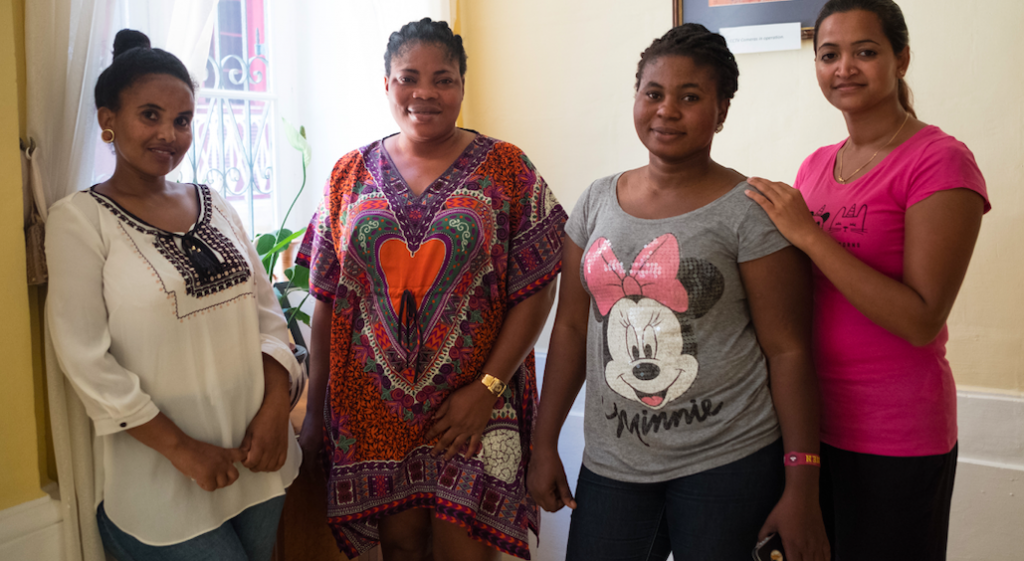 Refugee and migrant women who completed a course in care work as part of a project by Jesuit Refugee Service Malta and supported by UNHCR, to assist women in accessing the labour market. Copyright: © UNHCR/Joanna Demarco