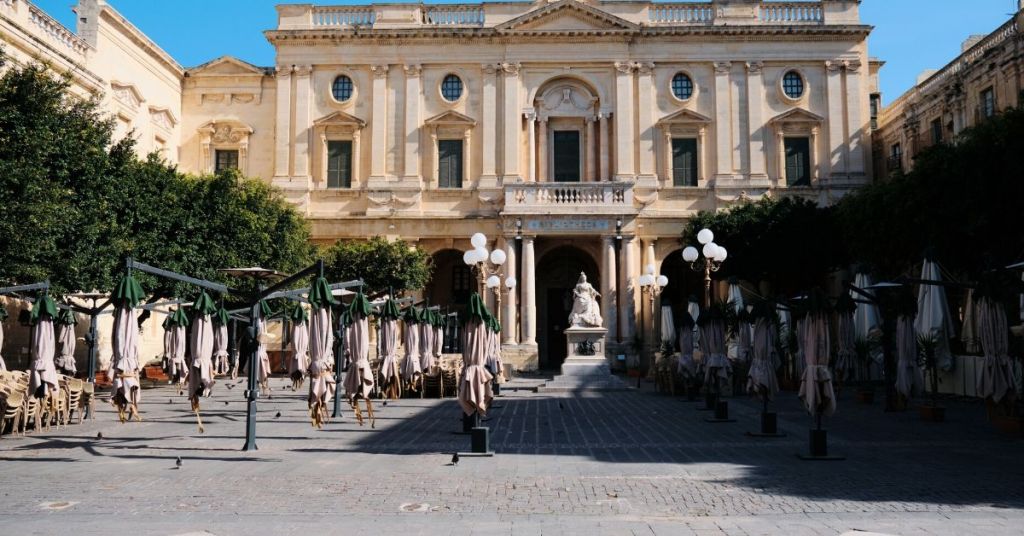 Queen Victoria's statue in Valletta