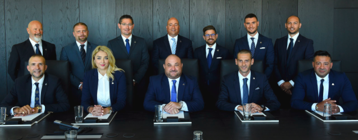 Alliance management team: L to R back row: George Tabone, Nicky Sammut, Aidan Xuereb, Raphael De Gabriele, James Mallia, Fabien Debono, Jeremy Borg Grech; L to R front row: Gordon Valentino, Ana-Marija Zaviroska, Michael Bonello, Angelo D’Arrigo and Francois Spagnol. 