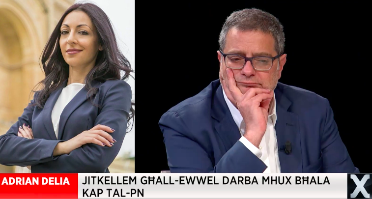 Doriana Portelli (left) said she cannot work with Adrian Delia's internal critics