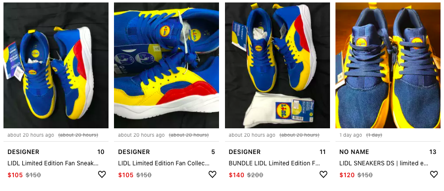 The Cut-Price $16 Lidl Sneakers, Now Selling For $6,000 On