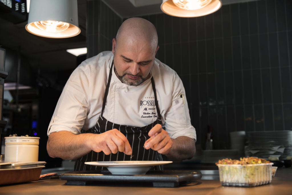 Chef Victor Borg at Under Grain in the Rosselli - AX Privilege