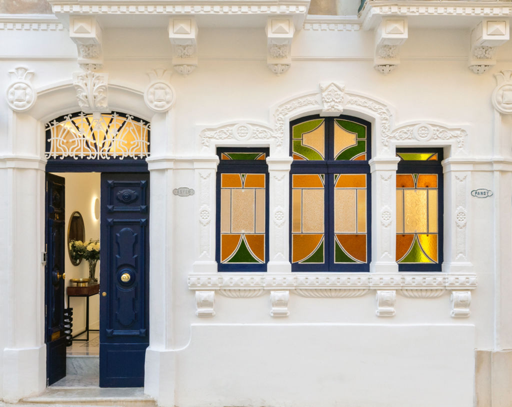 Townhouse facade in Sliema