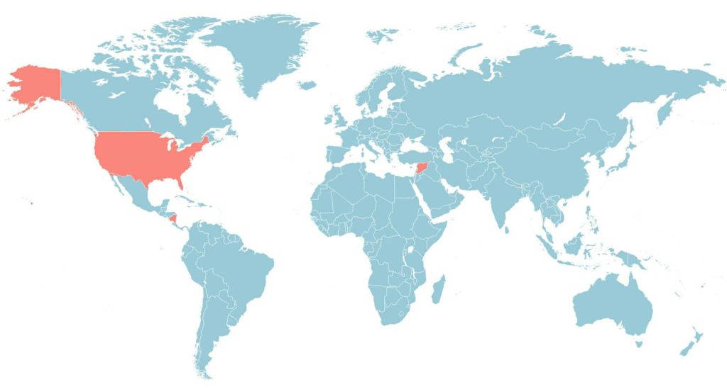 In 2017, Nicaragua, the US and Syria were not part of the Paris Climate Agreement. As of 2020, only the US has yet to sign, yet President-elect Joe Biden has pledged to re-join on his first day in office