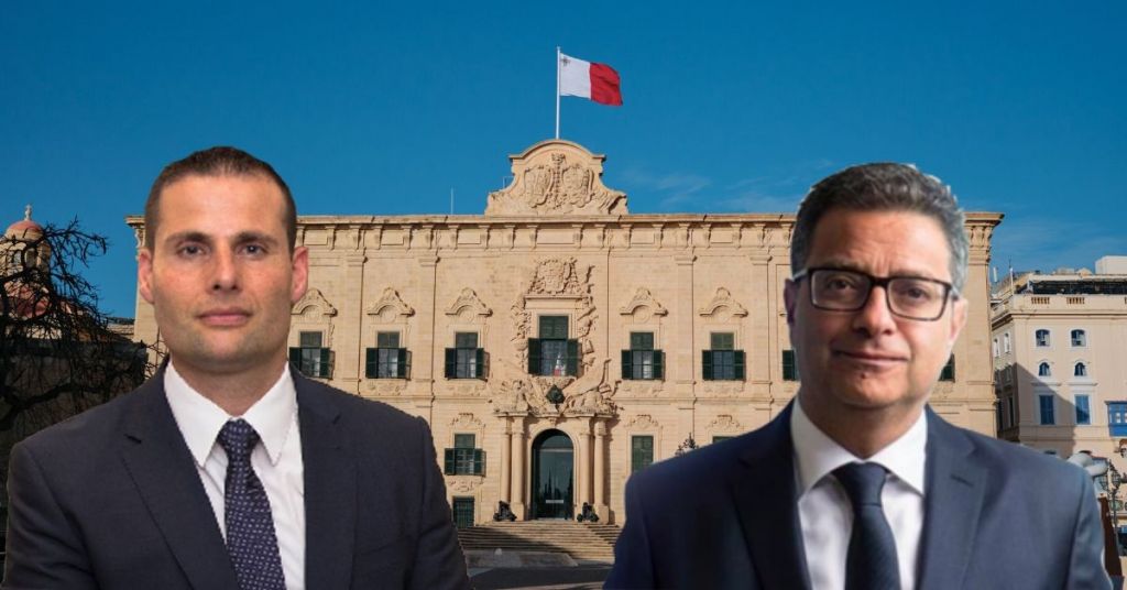 Robert Abela and Bernard Grech