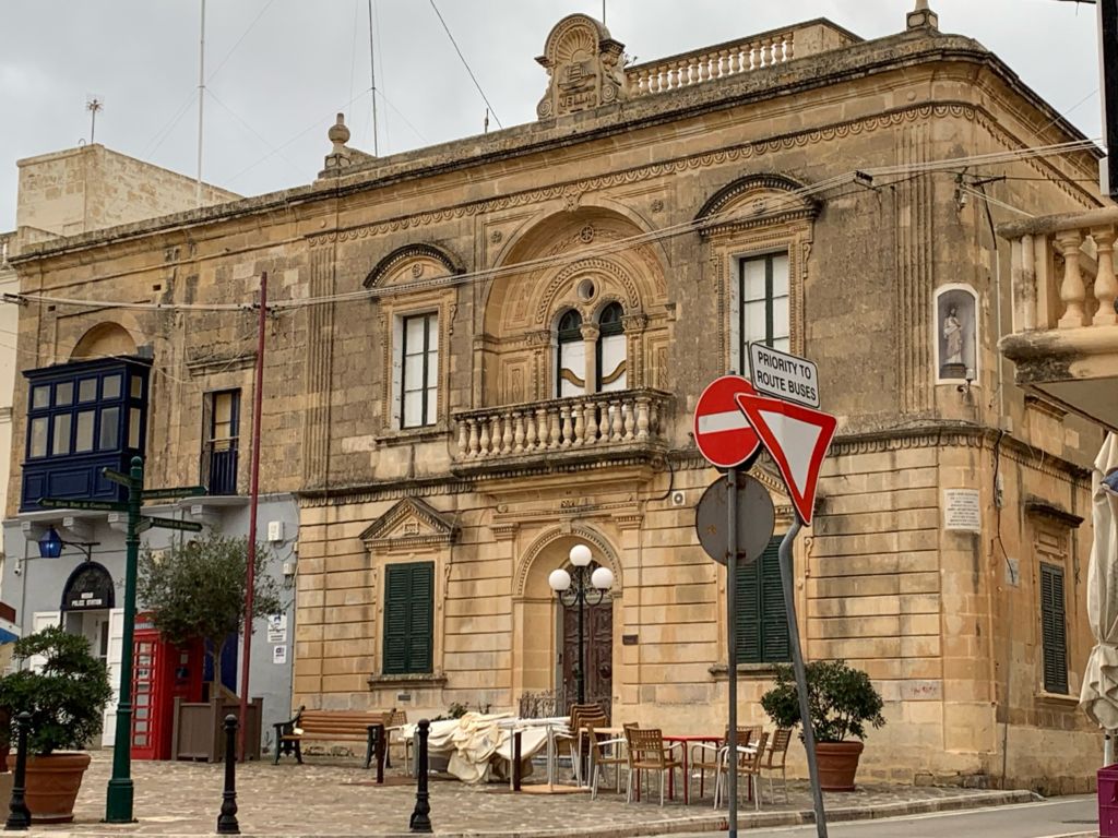 Karkanja House is a prominent feature in Nadur’s square