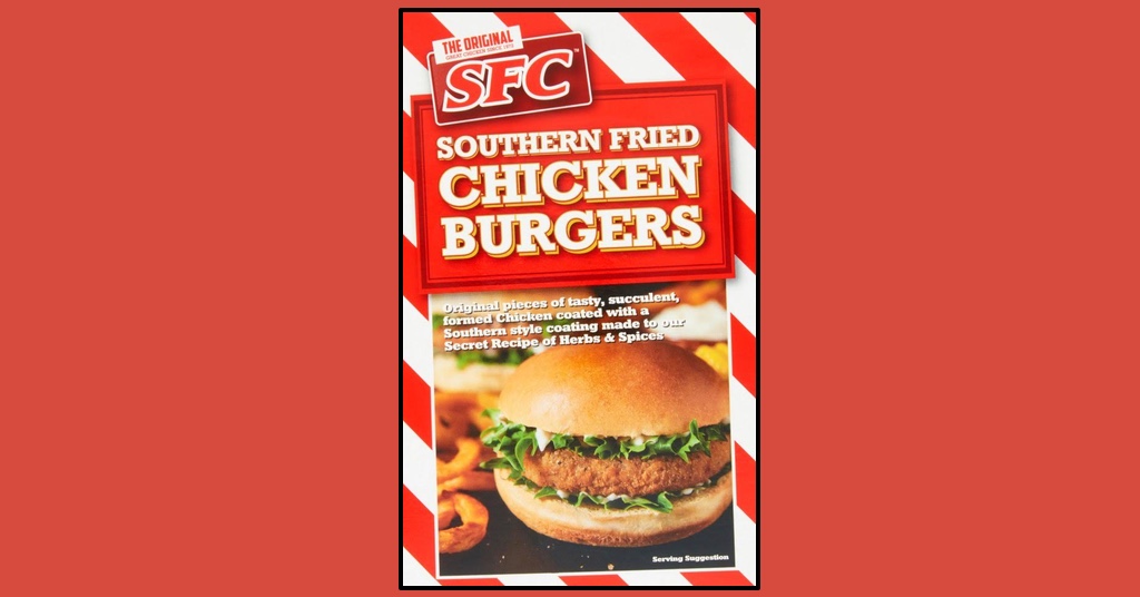 While the public is being advised to not consume any SFC products for now, it is the brand's chicken burgers that have triggered this second press release in the last weeks