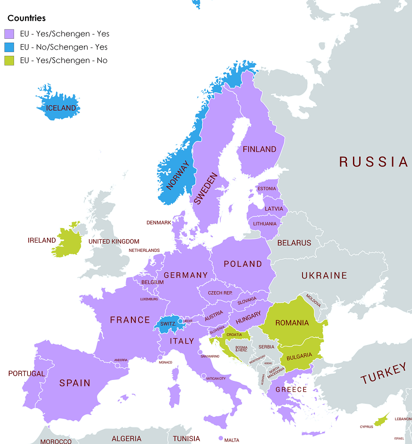 Established in 1995, the Schengen area has helped make movement far easier between EU states