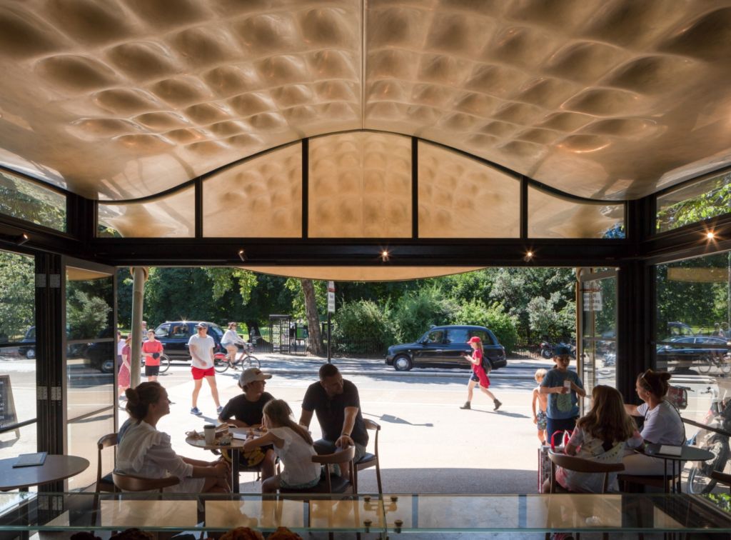 The Ceiling of the Serpentine Coffee House | Photo Credit: Luke Hayes