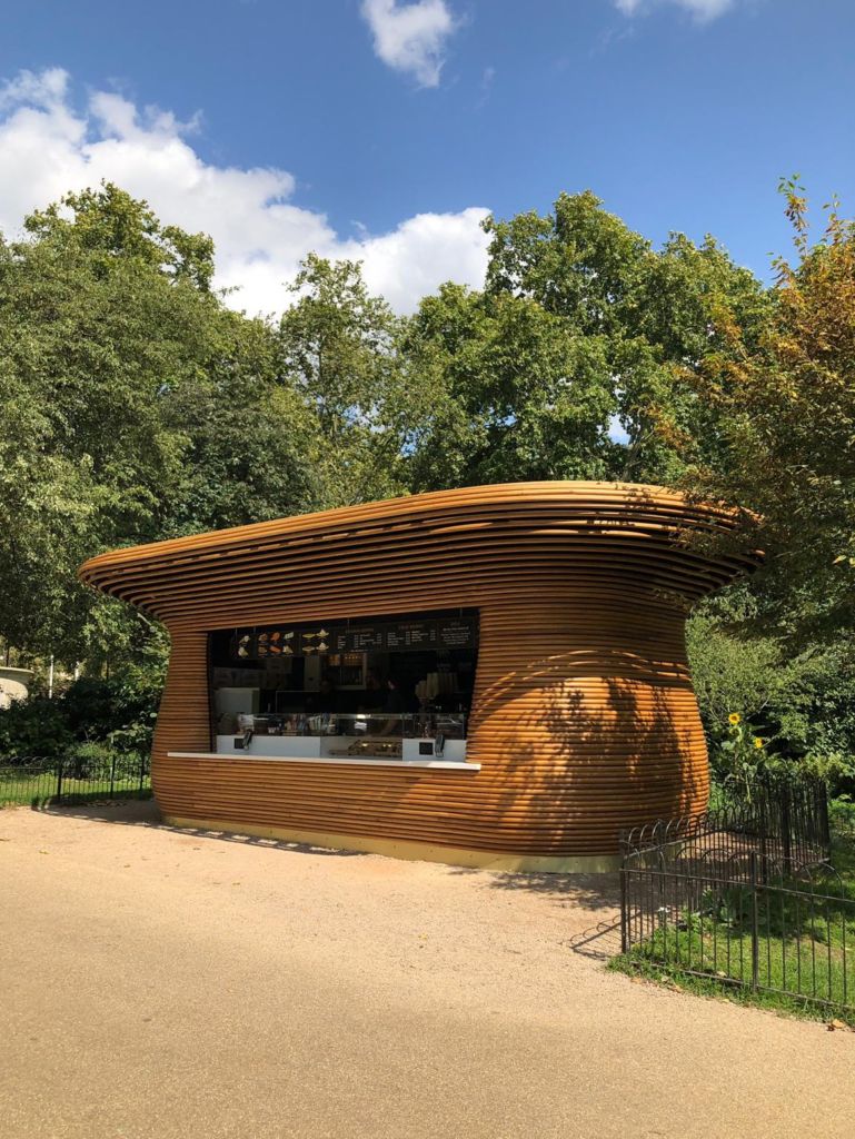 Kiosk at the Artillery Memorial in St James's Park | Photo Credit: Luke Hayes