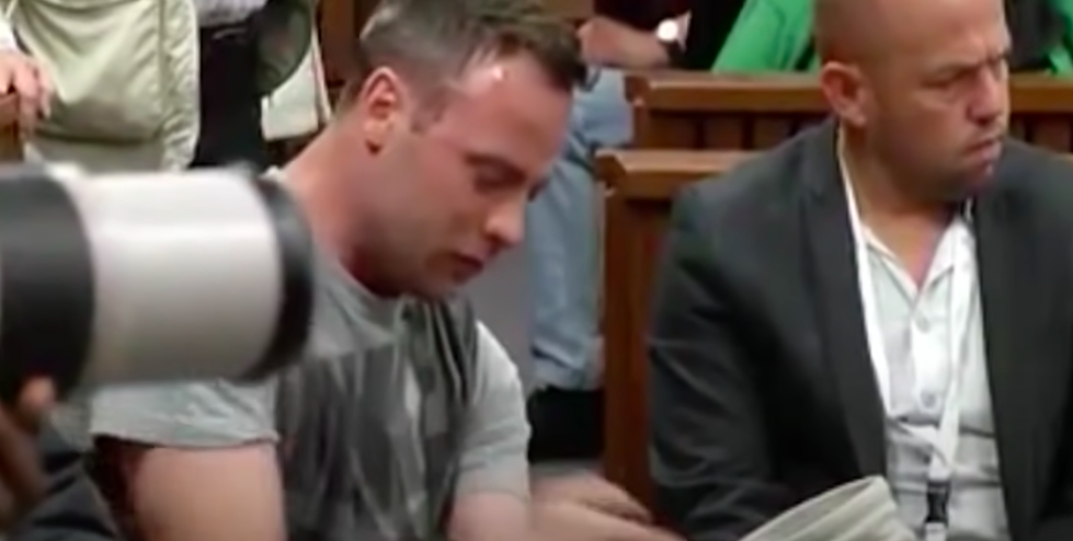 Former sprinter Oscar Pistorius in a South African court