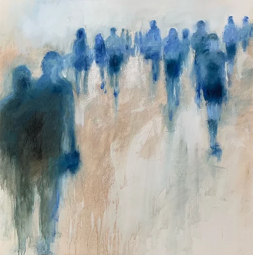 'Bearers' by Debbie Bonello | Oil on canvas