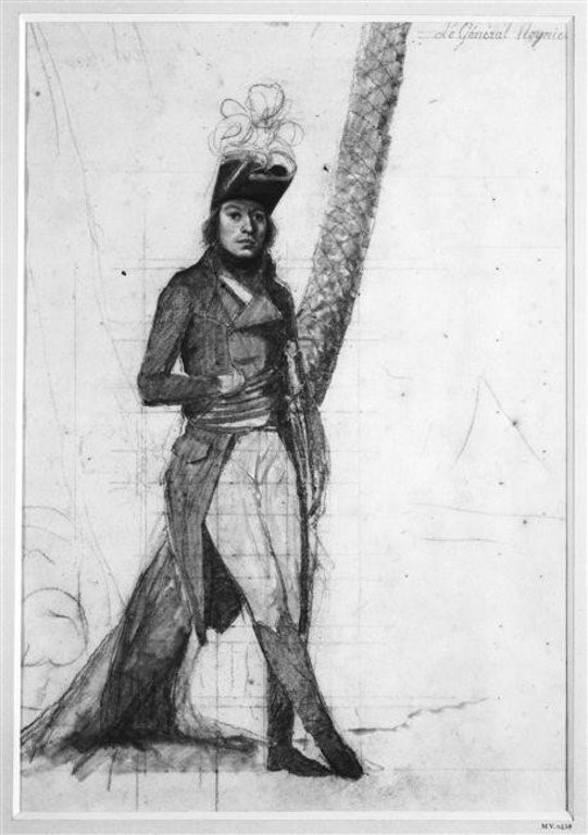 A portrait of General Reynier in Egypt, sketched by Andre Dutertre in 1798 months, if not weeks, after having departed from Malta. Source: RMN-Grand Palais (Chateau de Versailles)