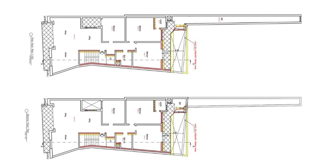 Plans of the apartment