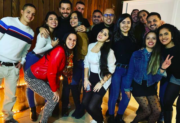 Diana, Heyson and other friends