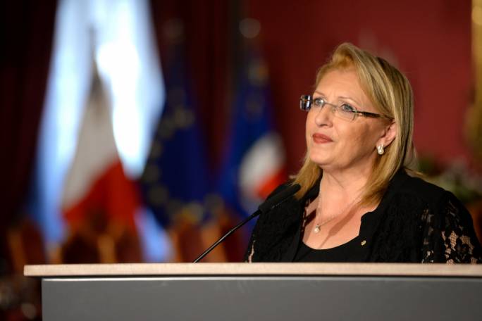 Former president Marie Louise Coleiro Preca forms part of the lobby