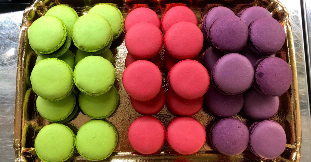 A colourful twist on classic macarons