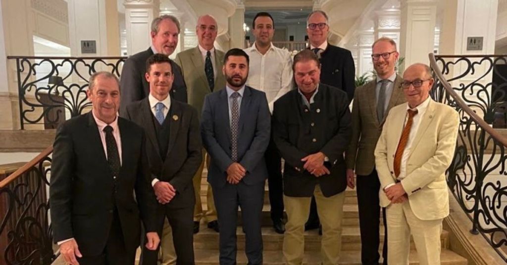 FKNK lobbyists with Gozo Minister Clint Camilleri in Budapest