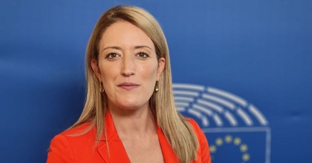 European Parliament president Roberta Metsola 