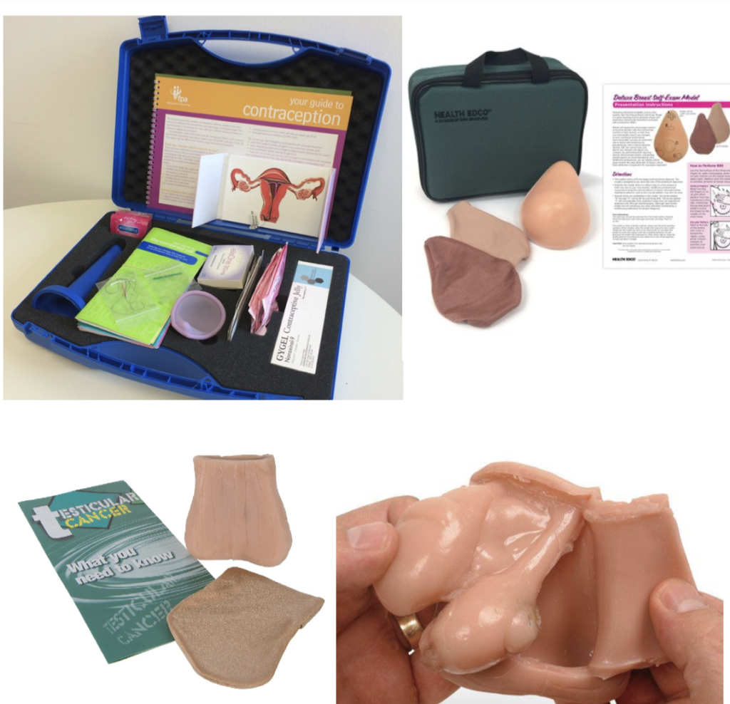 contraception, breast and testicular cancer kit