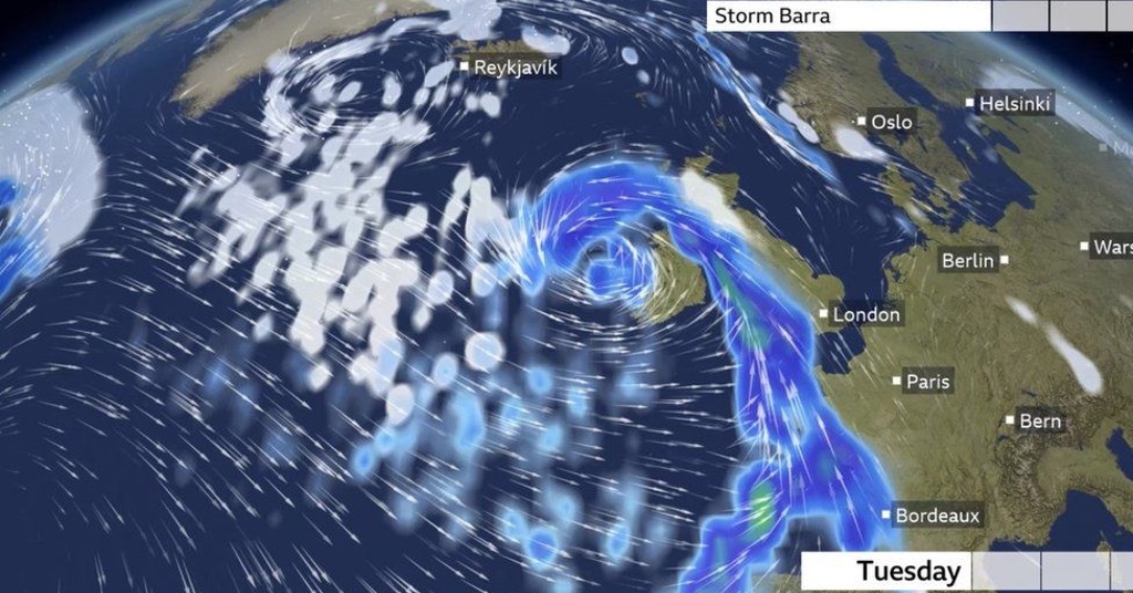 The situation over the UK tomorrow doesn't look too good...