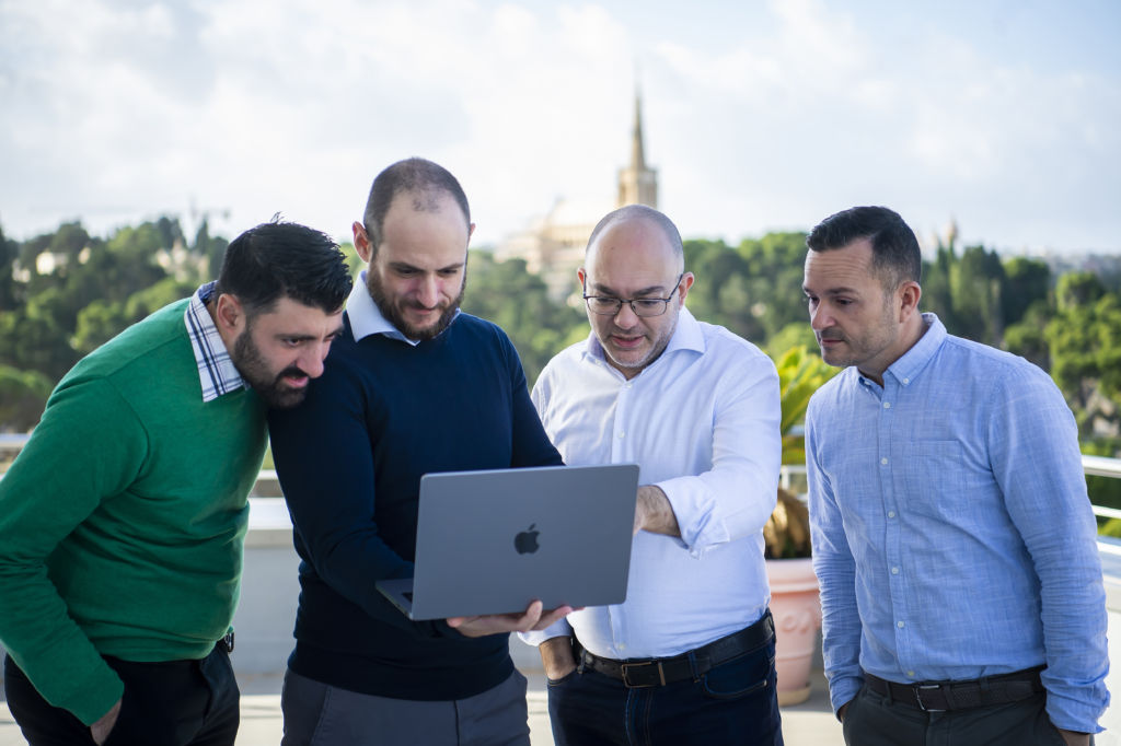 From left to right: Steve Sammut, Carl Camilleri, Tony Borg, and Panagiotis Kolompatsos