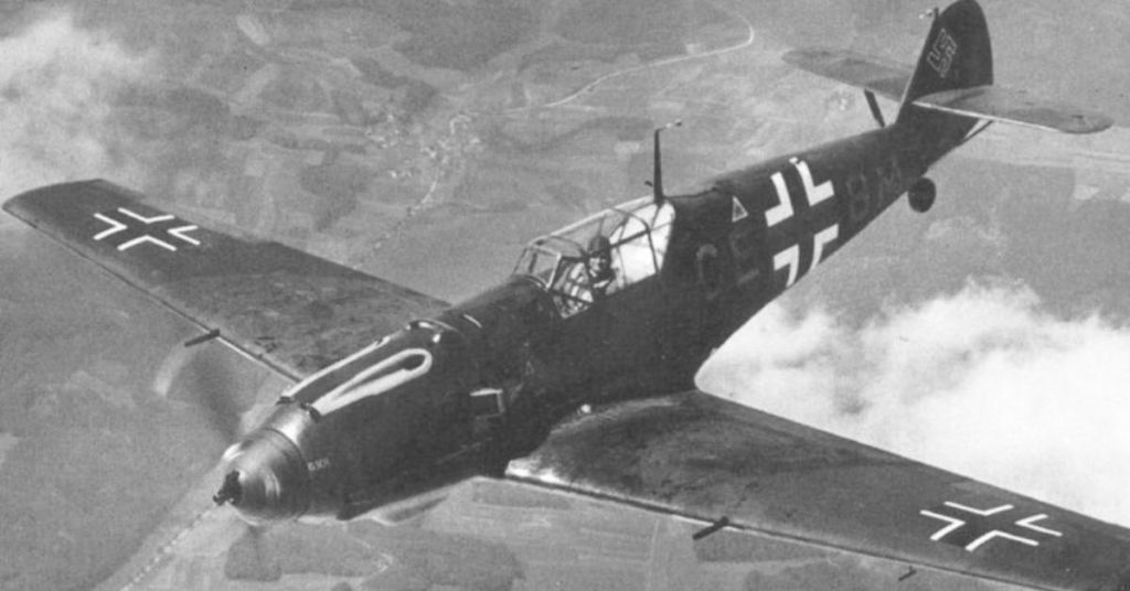 A Luftwaffe plane similar to those which would have been used to bomb Malta