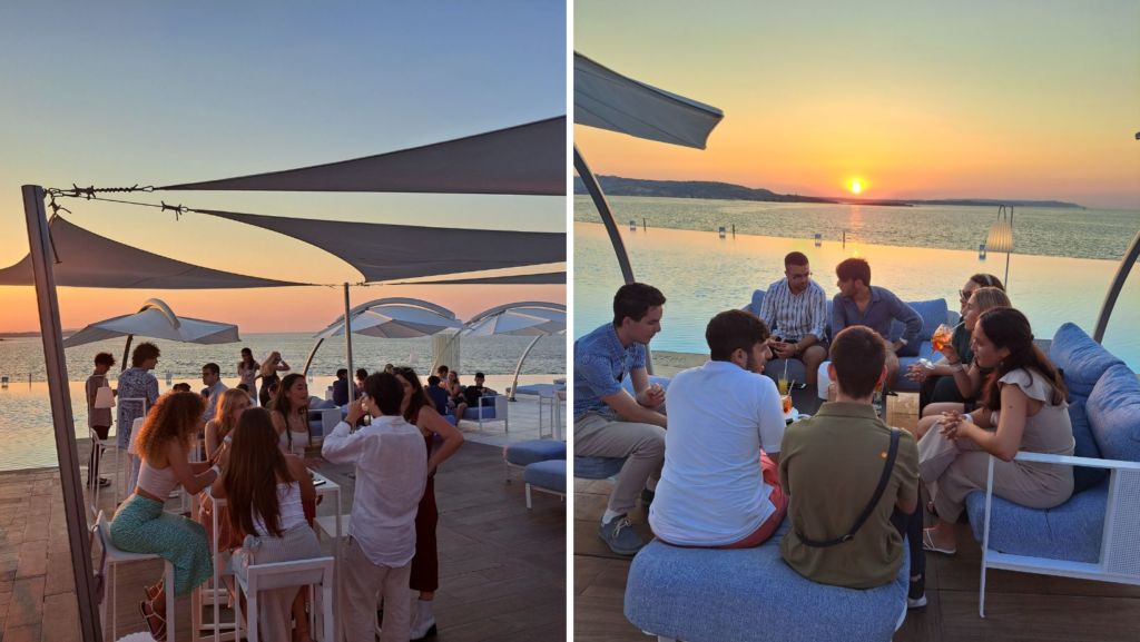 EY's summer opening event at the iconic Café Del Mar’ for its 250 interns