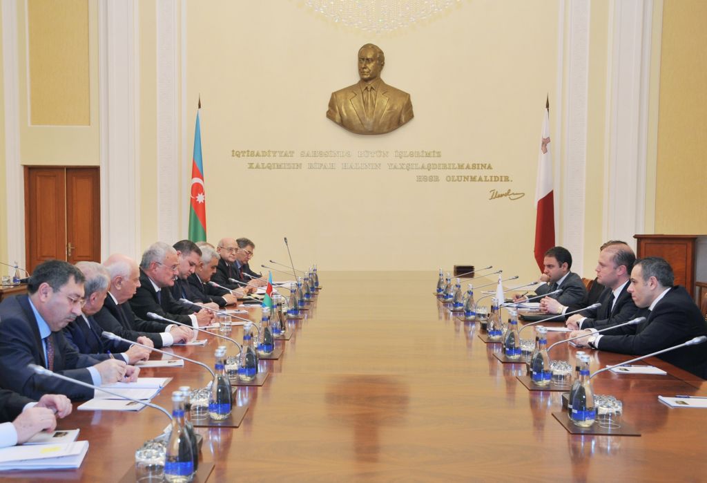 Muscat attended a meeting between Maltese and Azeri officials in Baku back in 2014