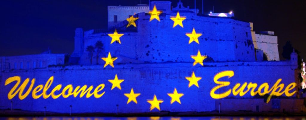 Malta celebrates EU accession in 2004 (Photo: Malta Chamber)