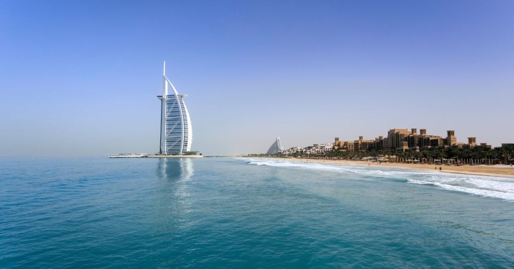 The Burj Al-Arab Hotel in Dubai