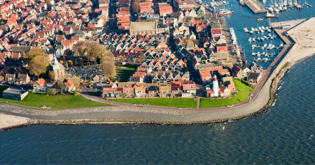 An example of land reclaimed from the sea in the Netherlands.Credits: Britannica 