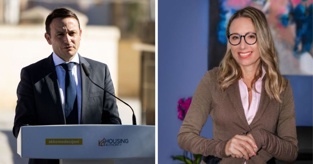 Left: ARUC executive chairperson Leonid McKay, Right: His predecessor Mariella Dimech